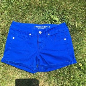 American Eagle Midi Short- Blue